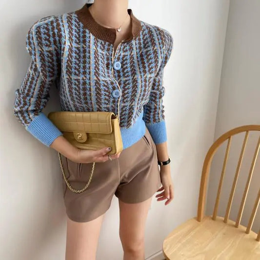 Chic Women's Long-Sleeved Knitted Sweater for Fall/Winter